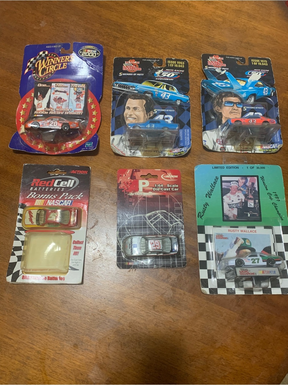 NASCAR still in package vintage Toy Race Cars mint